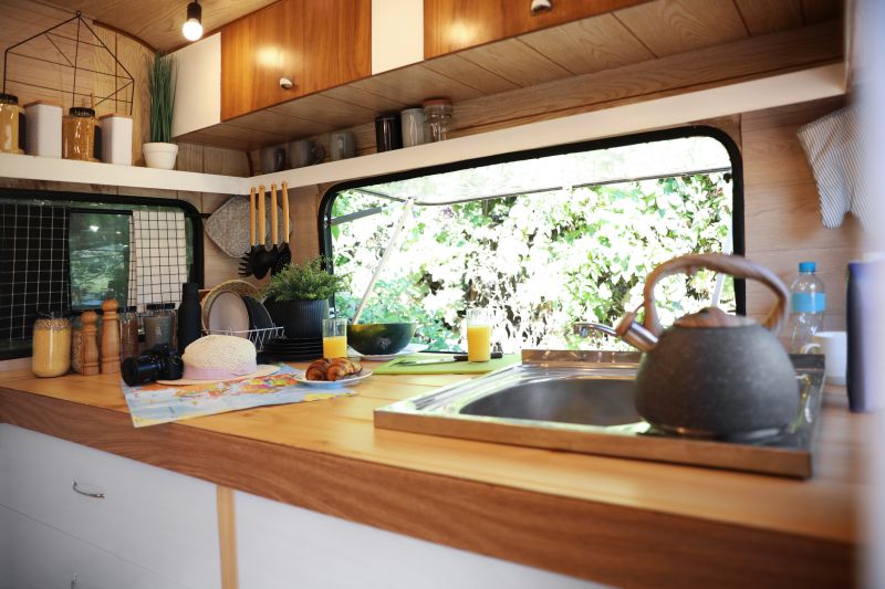 Picture Windows in a Kitchen